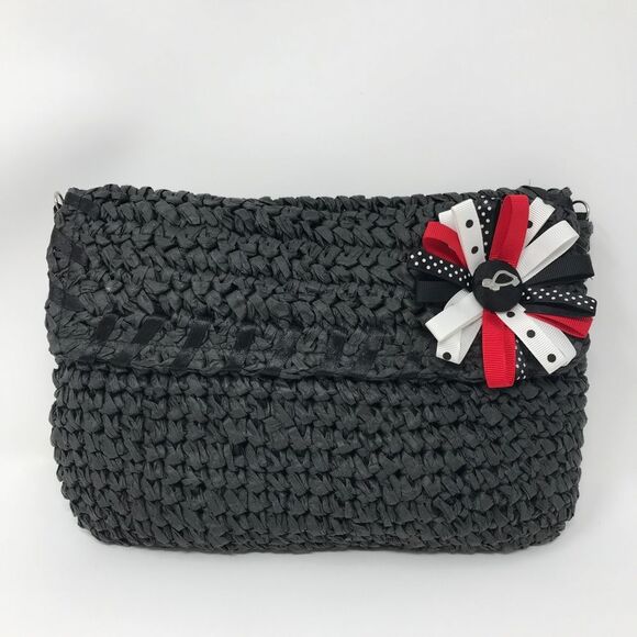Summer Carpisa Raffia Straw Woven Clutch - Picture 1 of 5